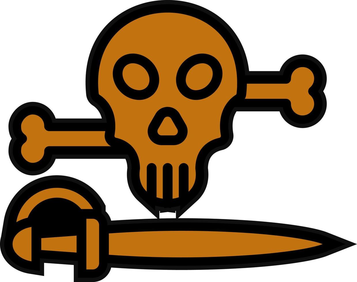 Pirate Danger Vector Icon Design