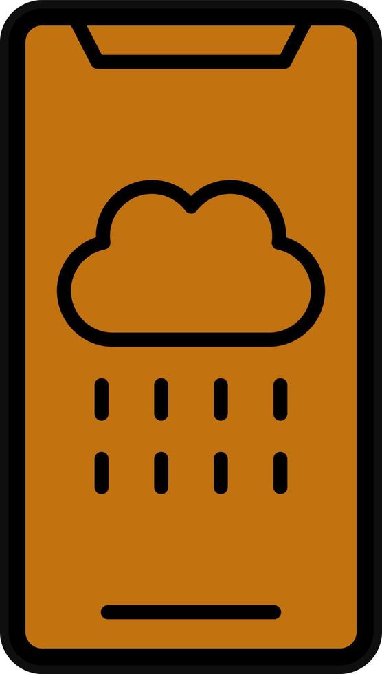 Weather App Vector Icon Design