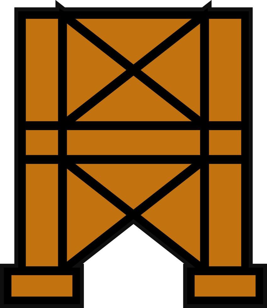 Scaffolding Vector Icon Design