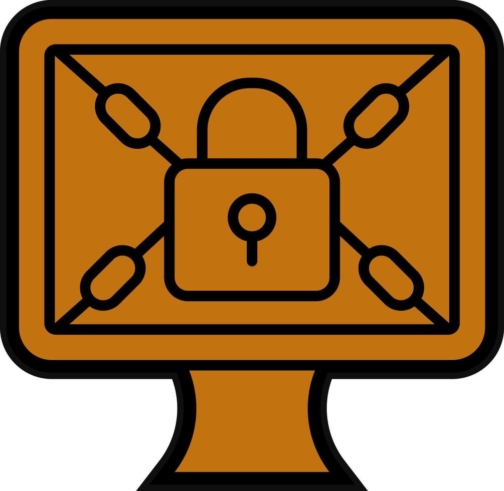 Ransomware Vector Icon Design