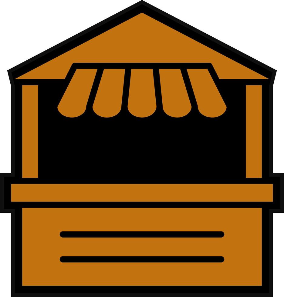 Stall Vector Icon Design
