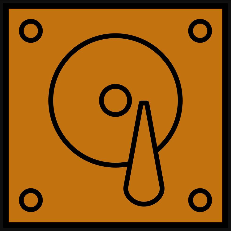 Hard Drive Vector Icon Design