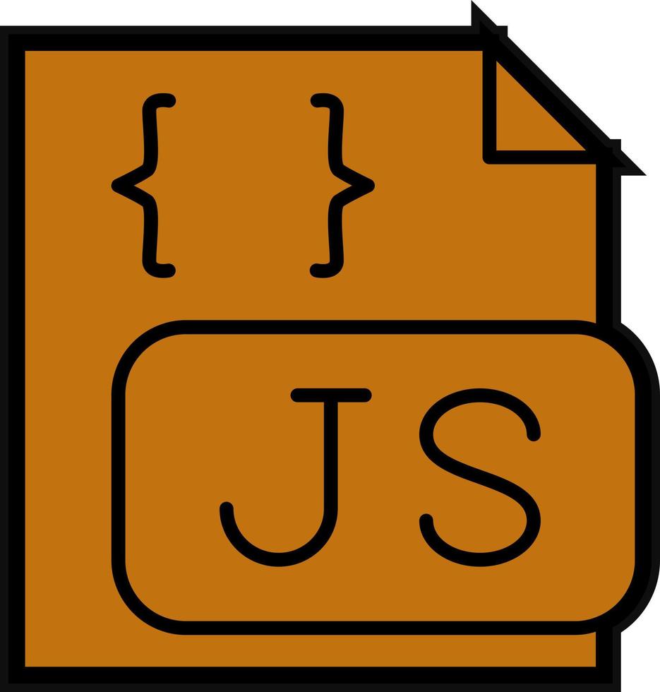 Javascript File Vector Icon Design