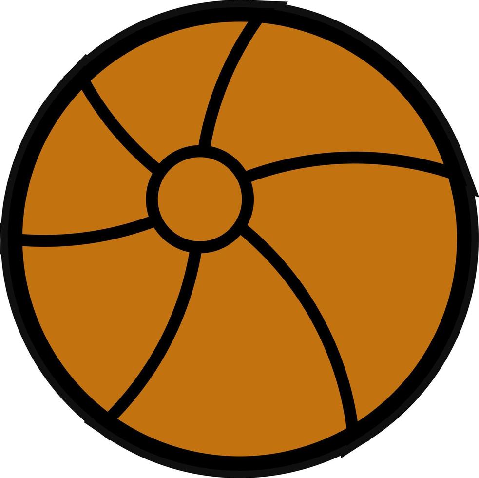 Beach Ball Vector Icon Design