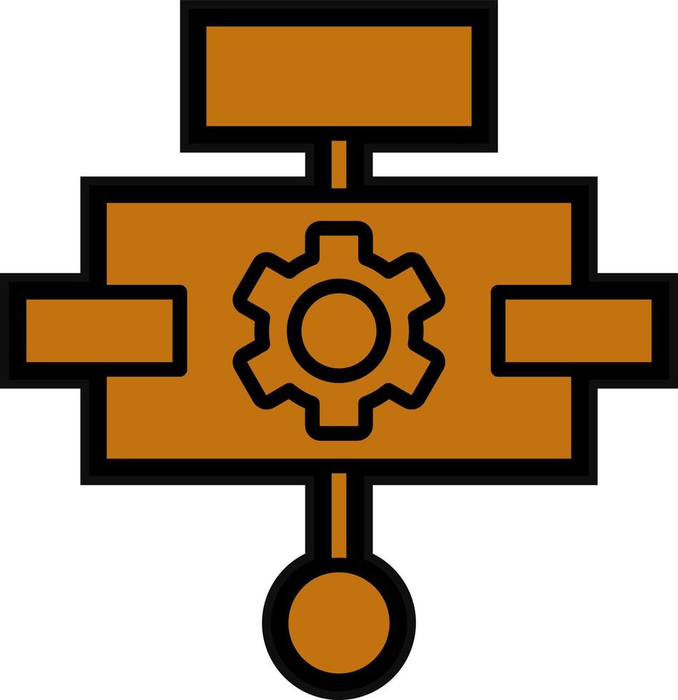Algorithm Vector Icon Design