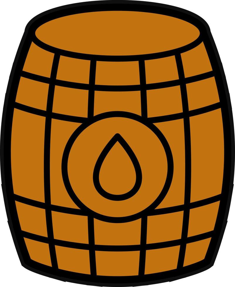 Barrel Vector Icon Design