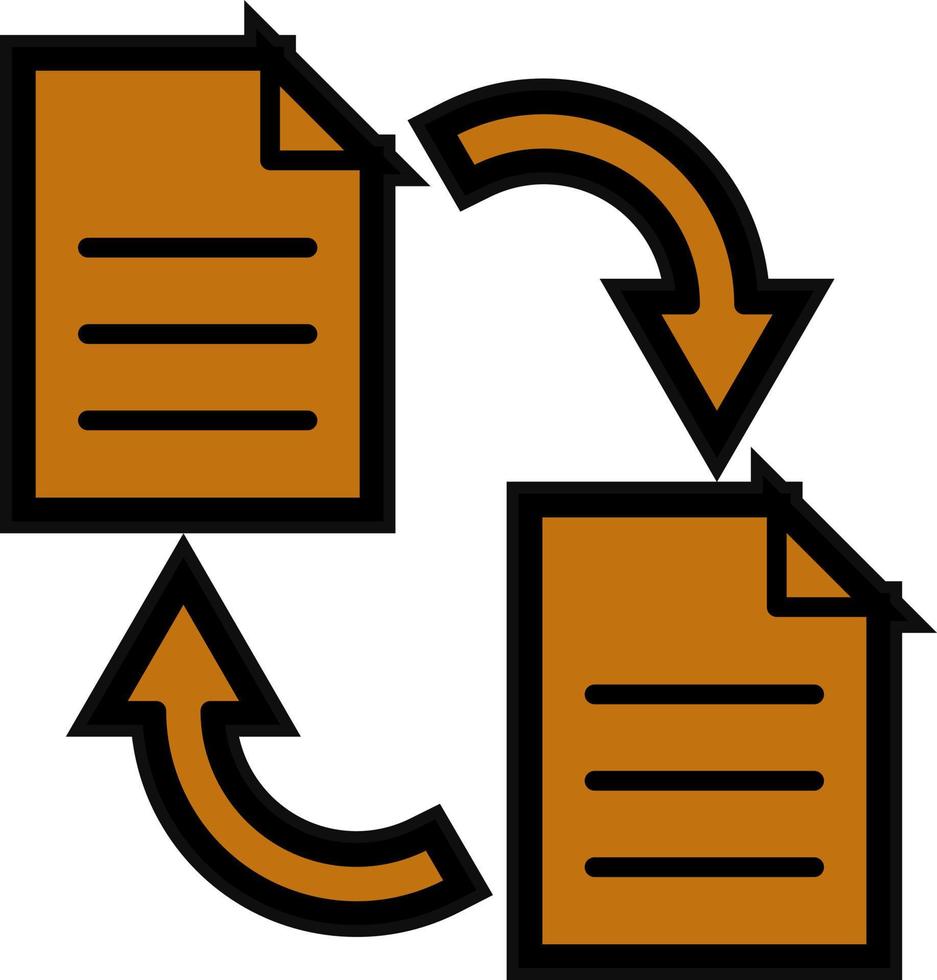 Data Transfer Vector Icon Design