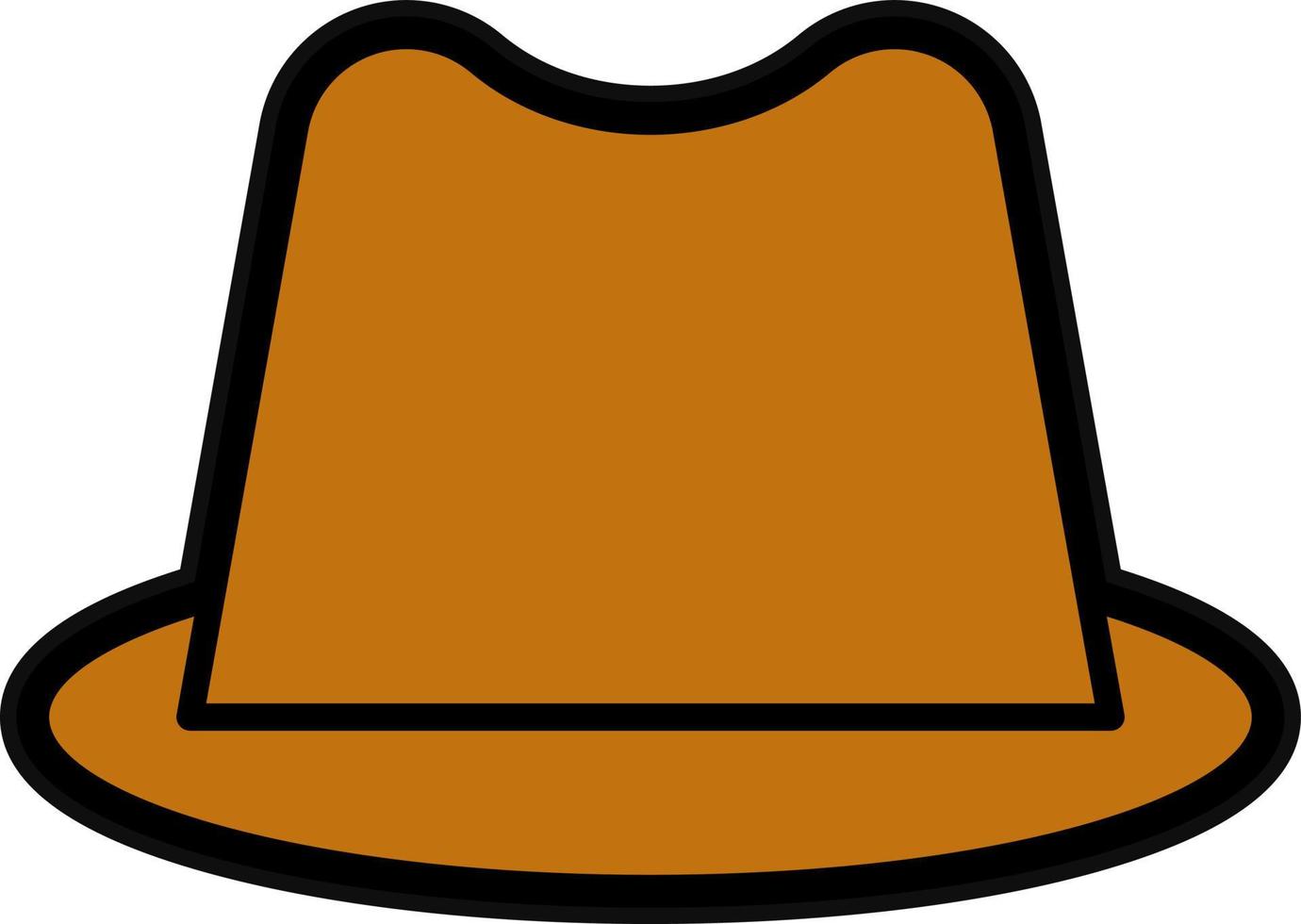 diseño de icono de vector de sombrero