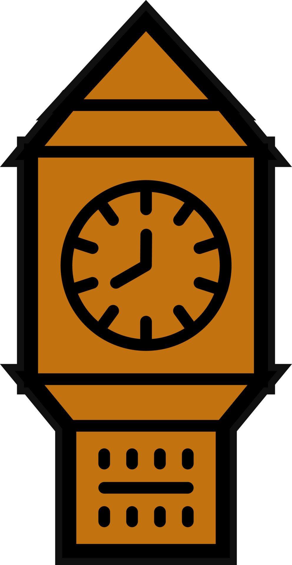Clock Tower Vector Icon Design 22930908 Vector Art at Vecteezy