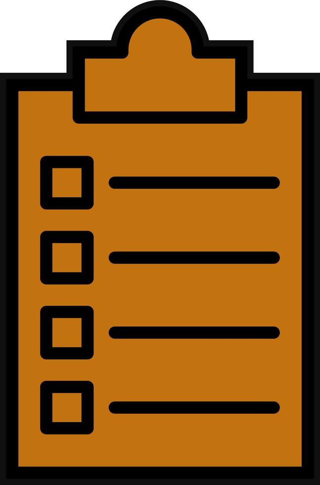 List Vector Icon Design
