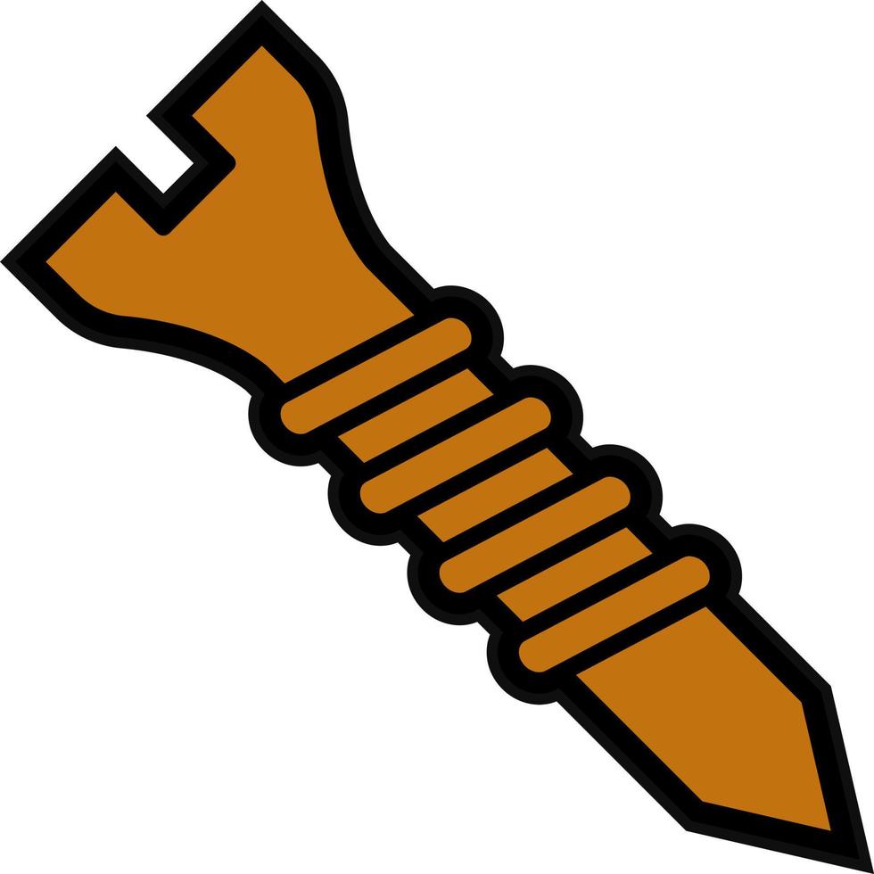 Screws Vector Icon Design