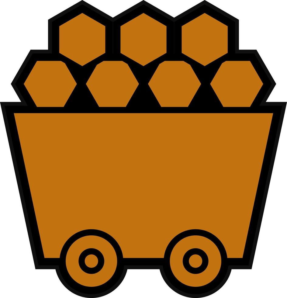 Coal Vector Icon Design