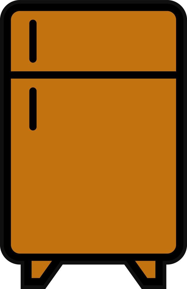 Fridge Vector Icon Design