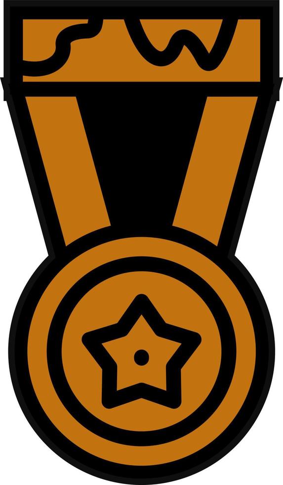 Army Medal Vector Icon Design