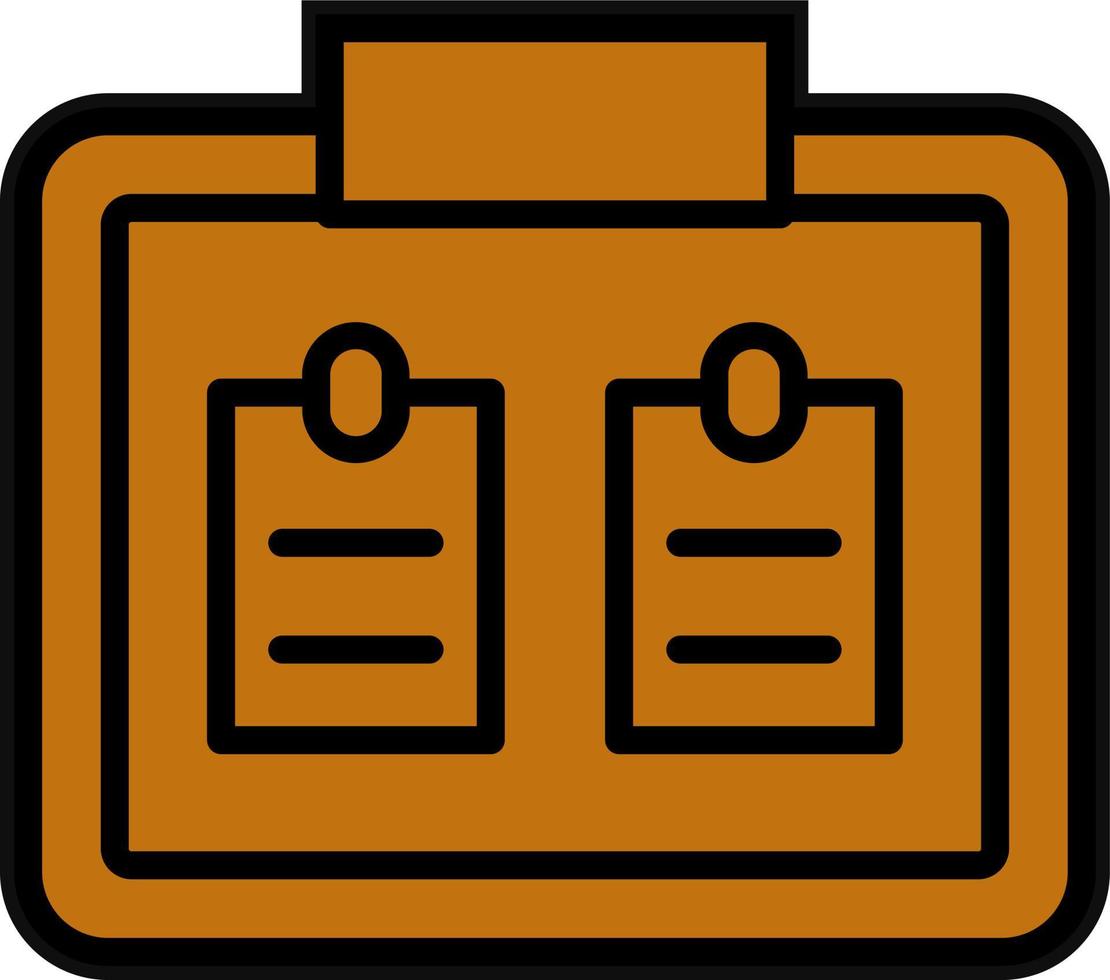 Corkboard Vector Icon Design