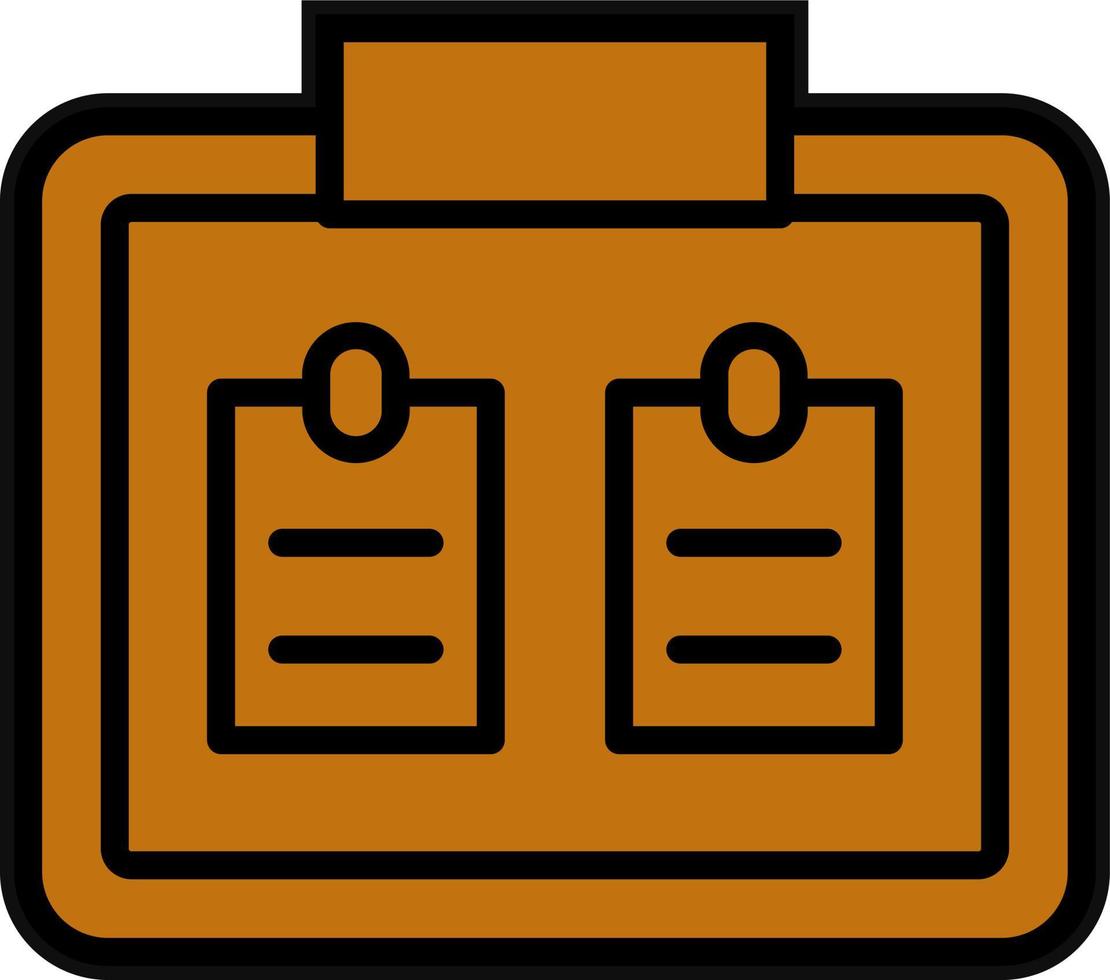 Corkboard Vector Icon Design