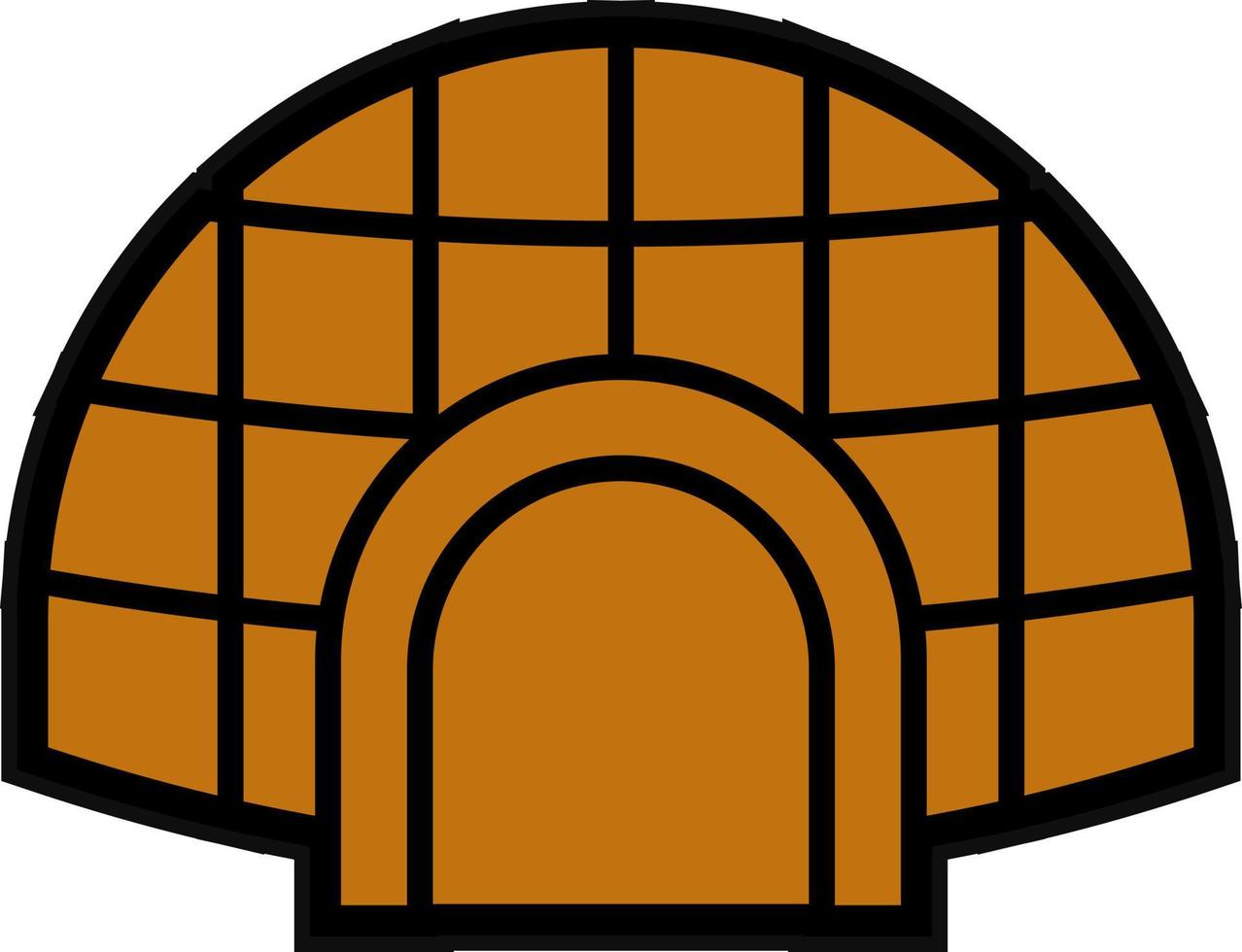 Igloo Vector Icon Design