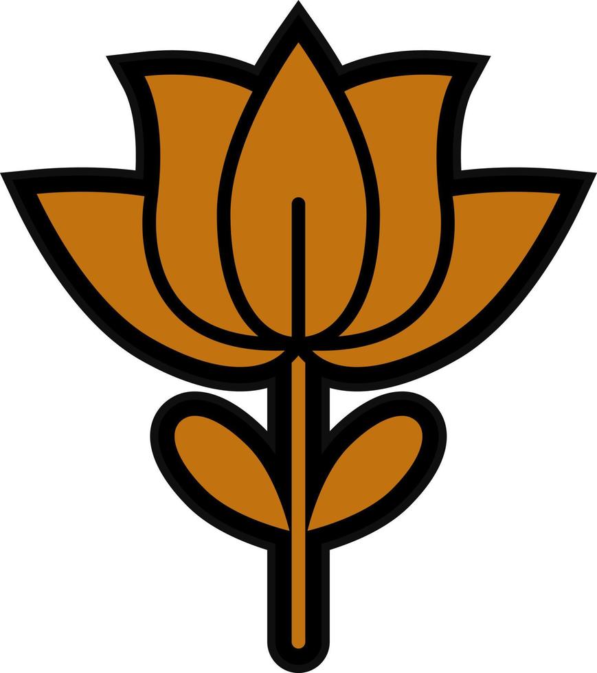 Tulip Vector Icon Design