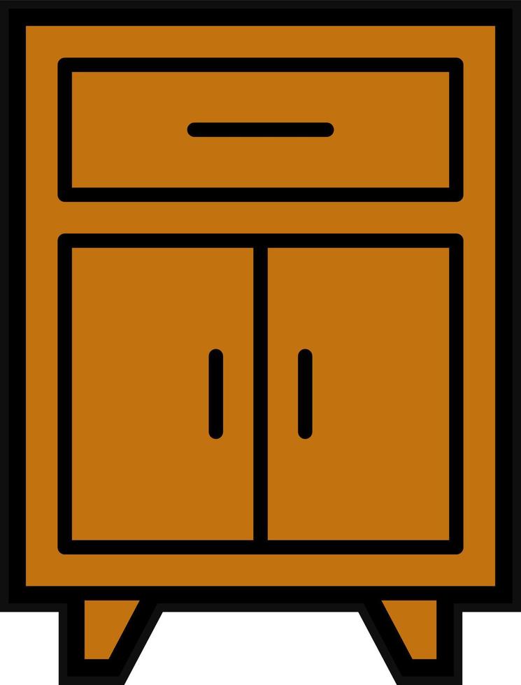 Cabinet Vector Icon Design