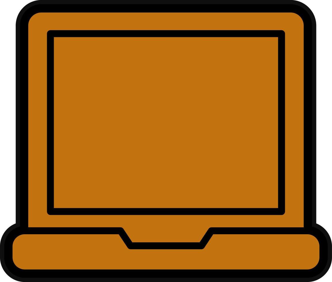 Laptop Vector Icon Design