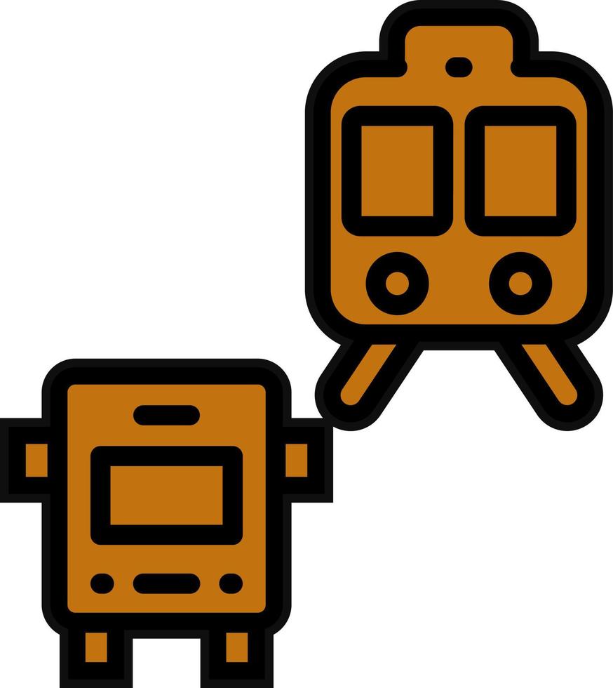 Public Transport Vector Icon Design