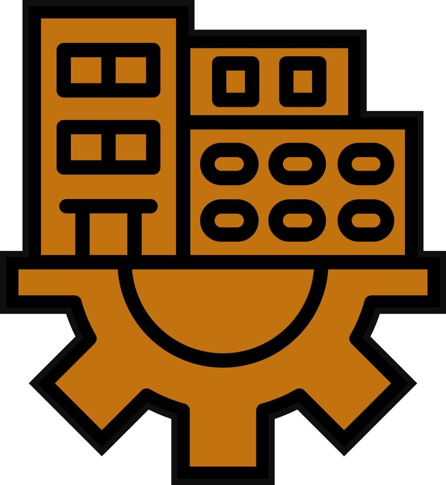 Infrastructure Vector Icon Design