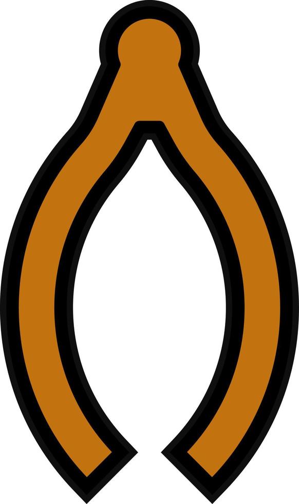 Wishbone Vector Icon Design
