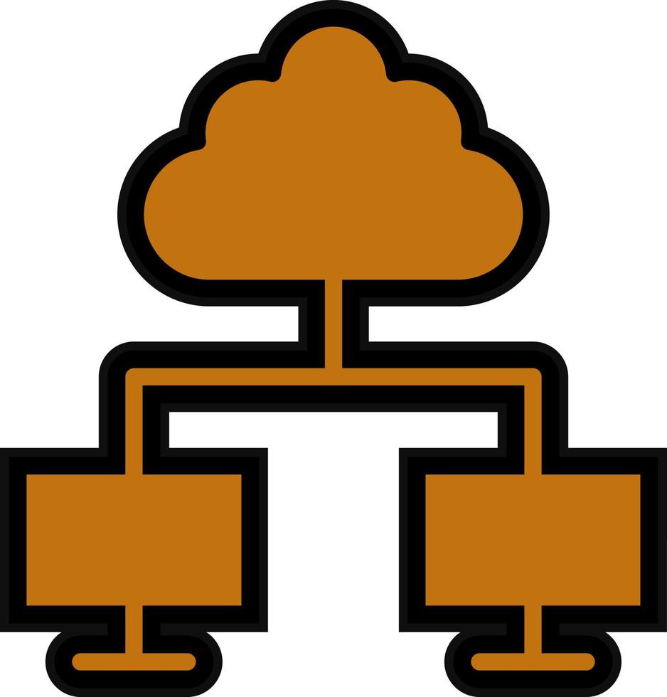 Cloud Computing Vector Icon Design