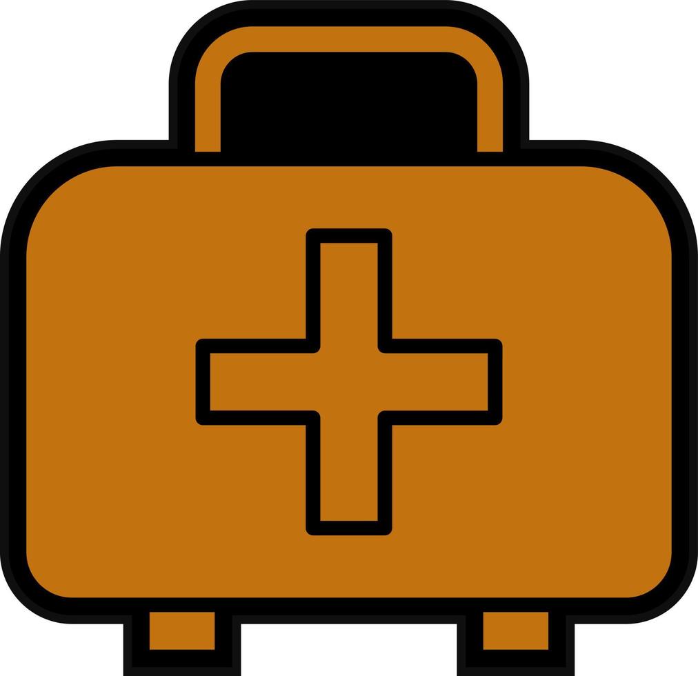 First Aid Kit Vector Icon Design