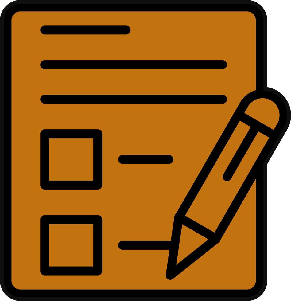 Exam Vector Icon Design
