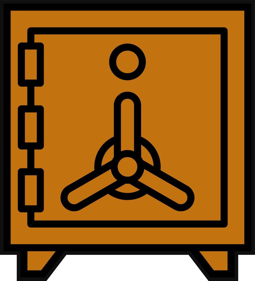 Safe Box Vector Icon Design