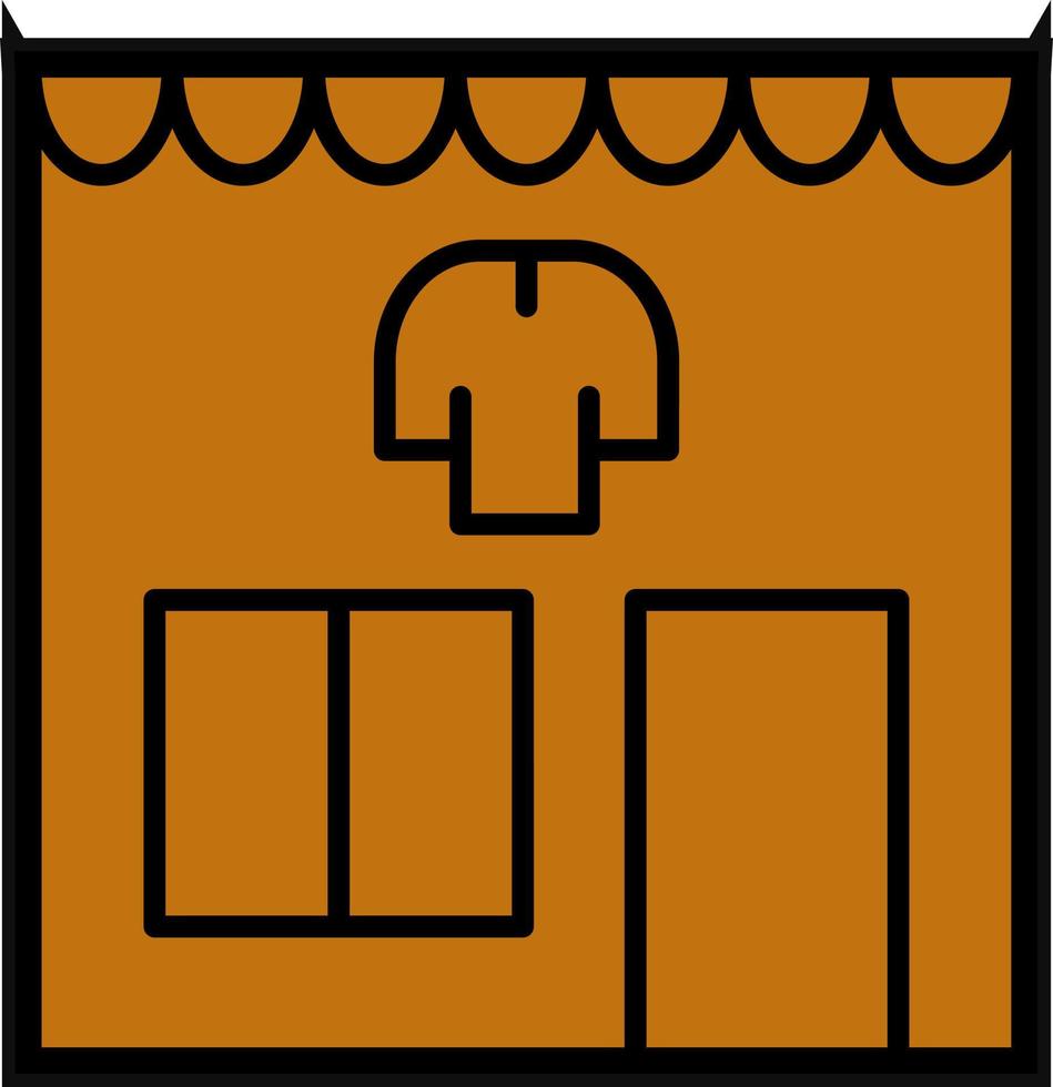 Clothing Store Vector Icon Design