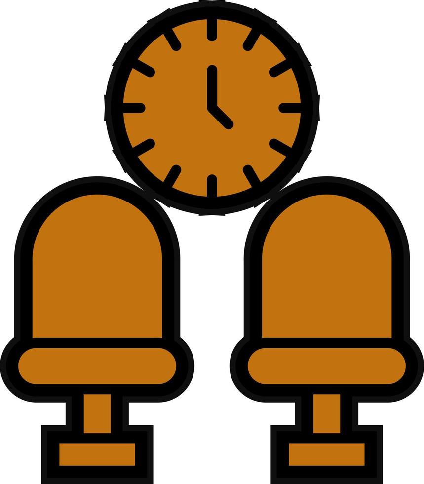 Waiting Room Vector Icon Design