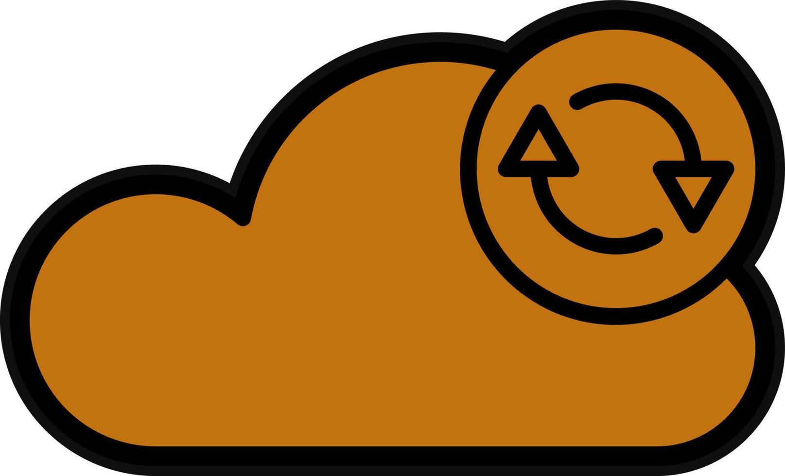 Data Synchronization Vector Icon Design