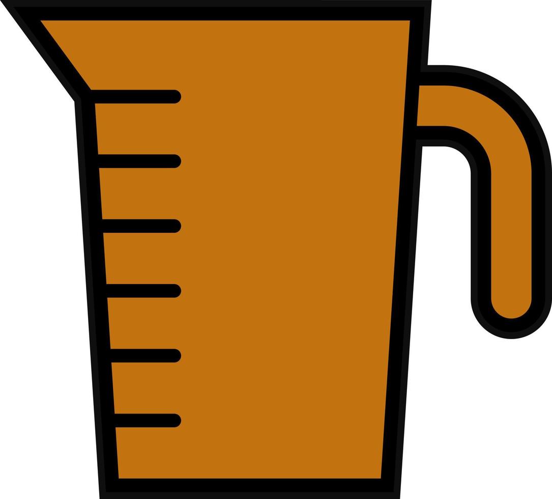 Measuring Cup Vector Icon Design