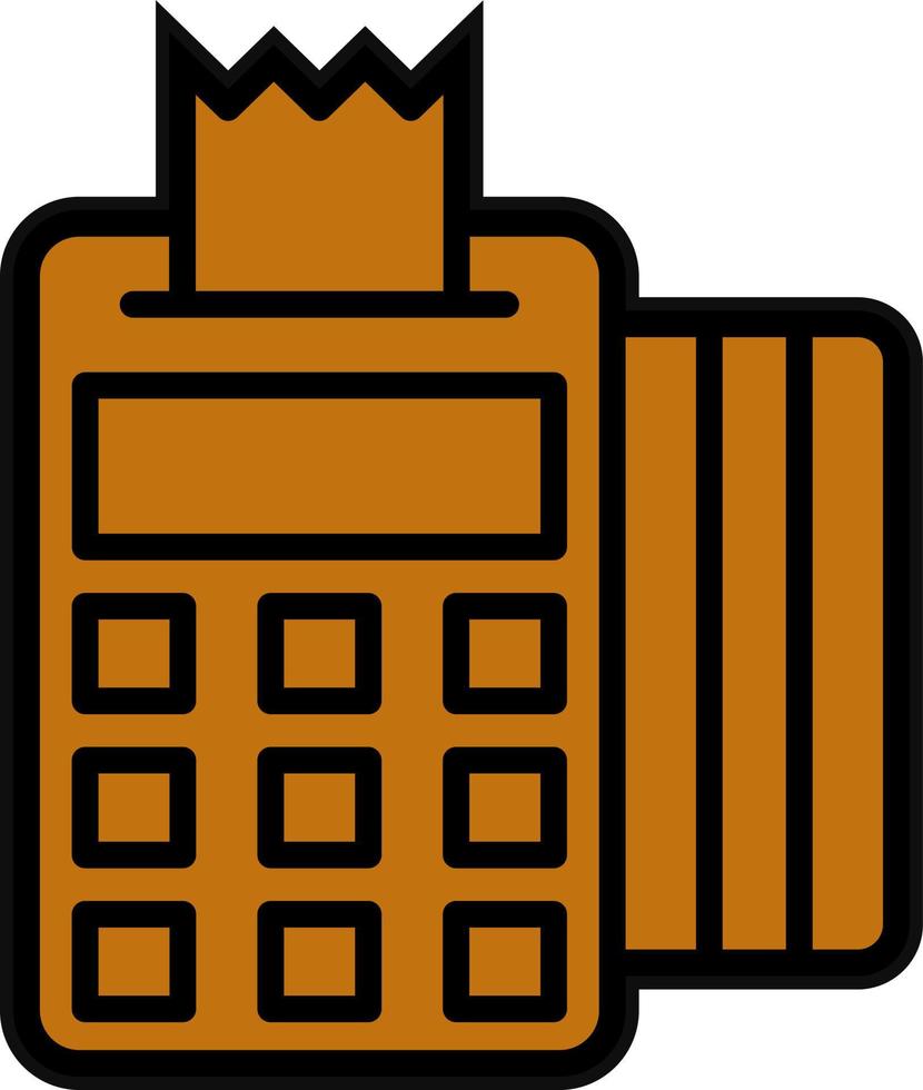 Pos Terminal Vector Icon Design