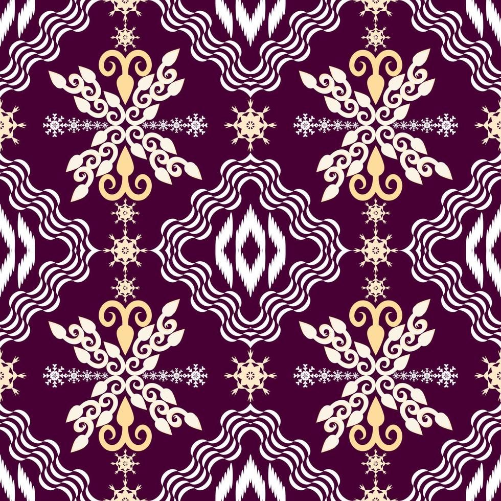 Geometric ethnic oriental traditional art pattern.Figure tribal embroidery style.Design for ethnic background,wallpaper,clothing,wrapping,fabric,element,sarong,vector illustration vector