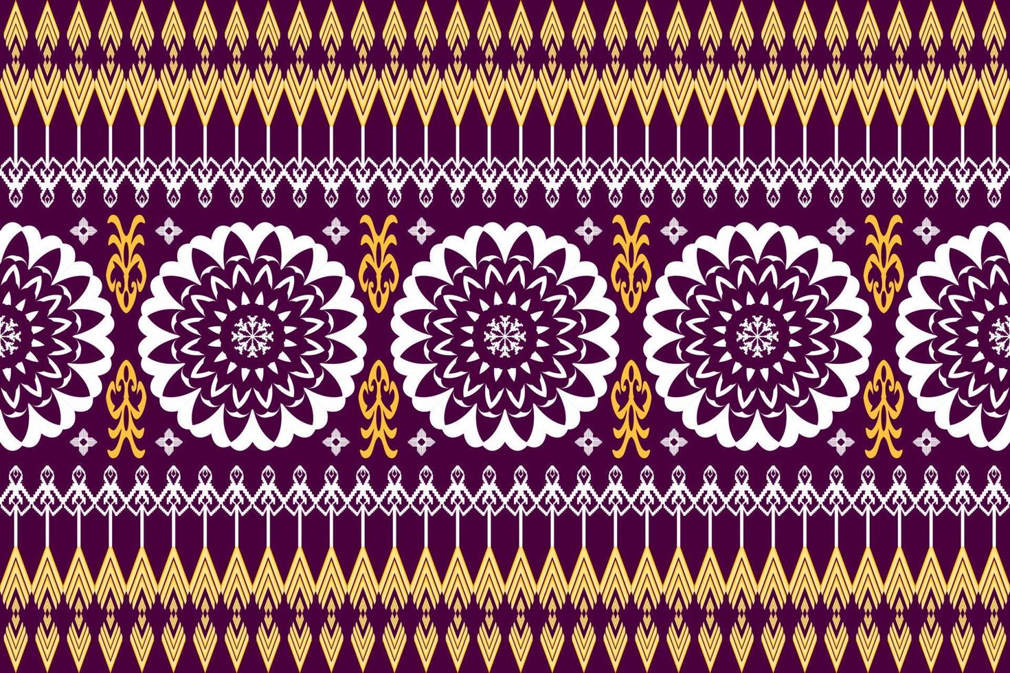 Geometric ethnic oriental traditional art pattern.Figure tribal embroidery style.Design for ethnic background,wallpaper,clothing,wrapping,fabric,element,sarong,vector illustration vector