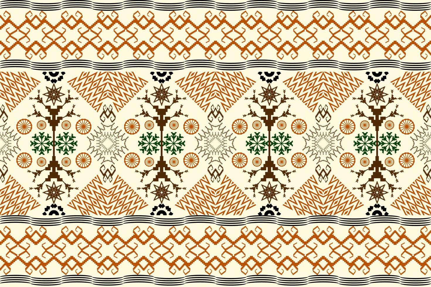 Geometric ethnic oriental traditional art pattern.Figure tribal embroidery style.Design for ethnic background,wallpaper,clothing,wrapping,fabric,element,sarong,vector illustration vector