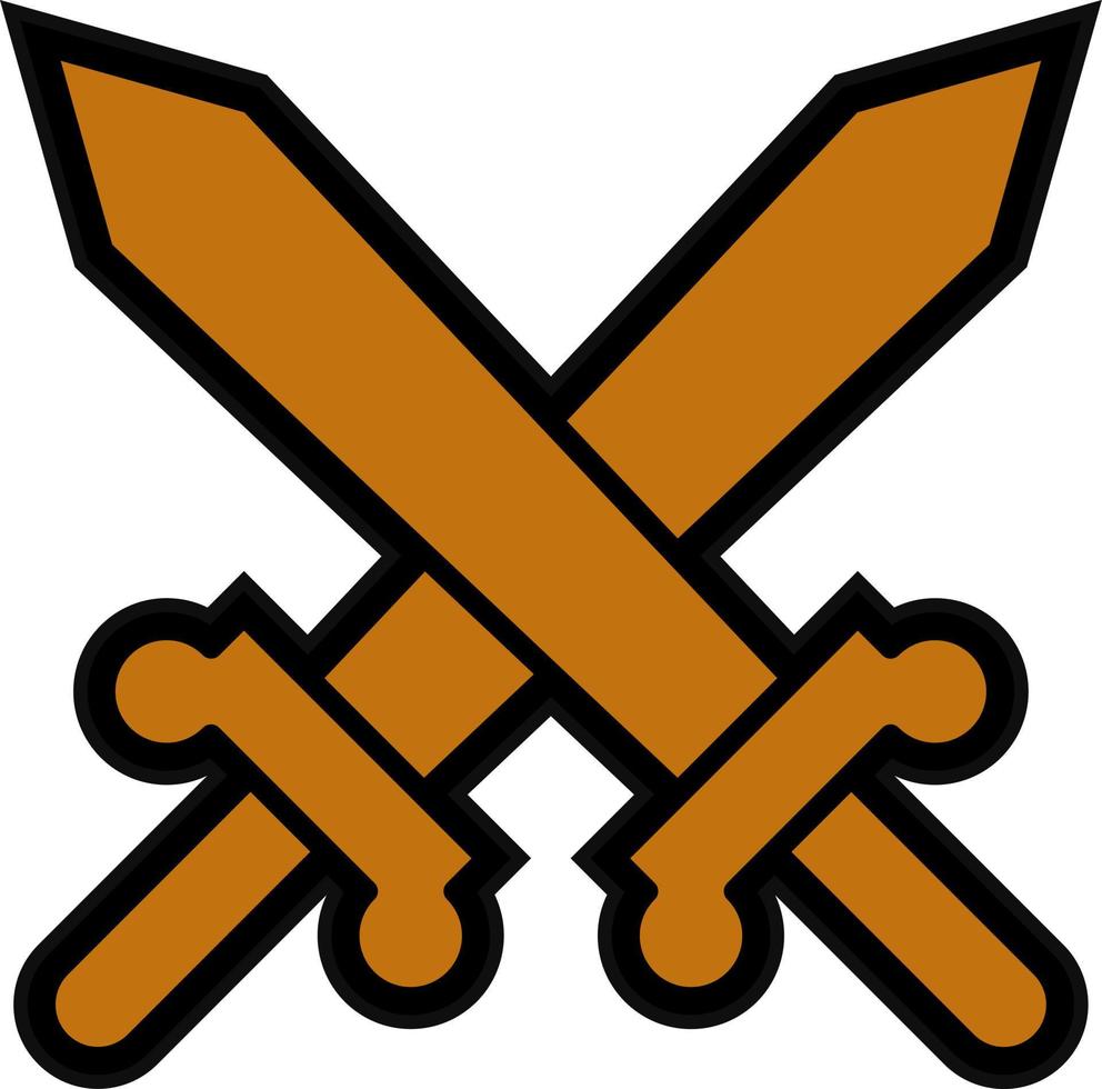 diseño de icono de vector de espada