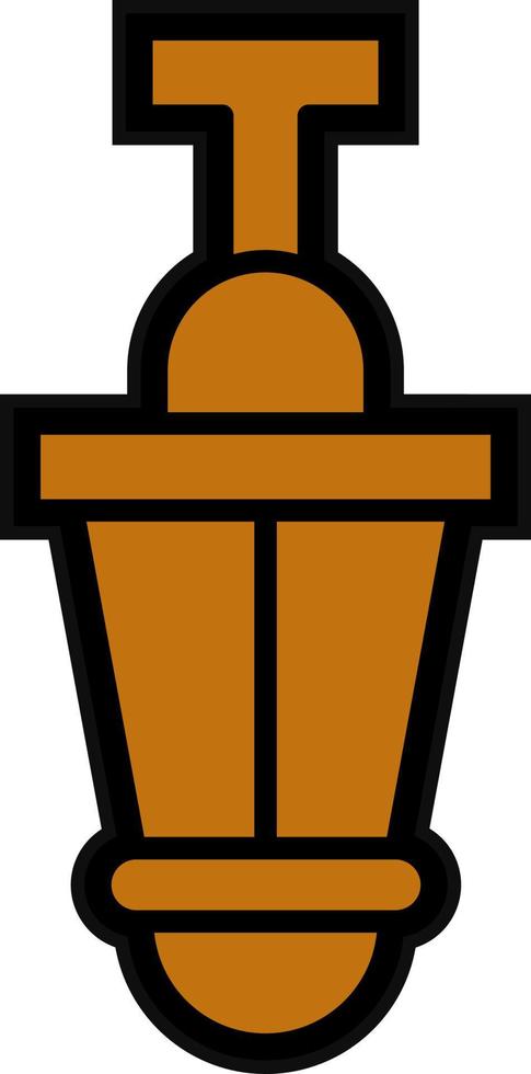 Hang Lamp Vector Icon Design