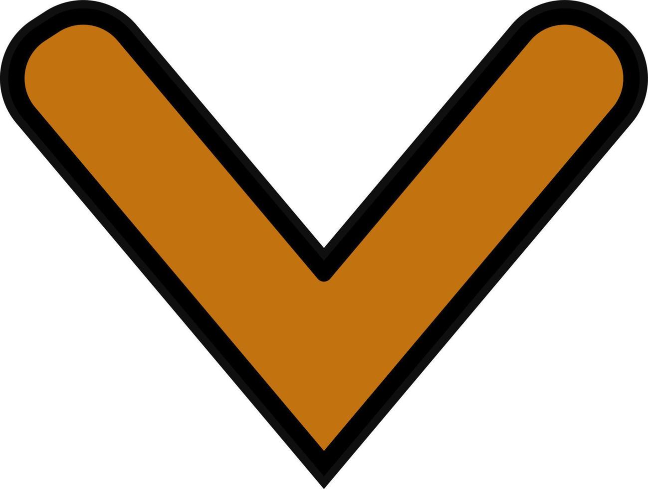 Down Chevron Vector Icon Design