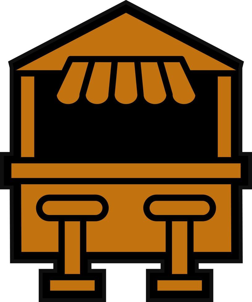 Street Food Vector Icon Design