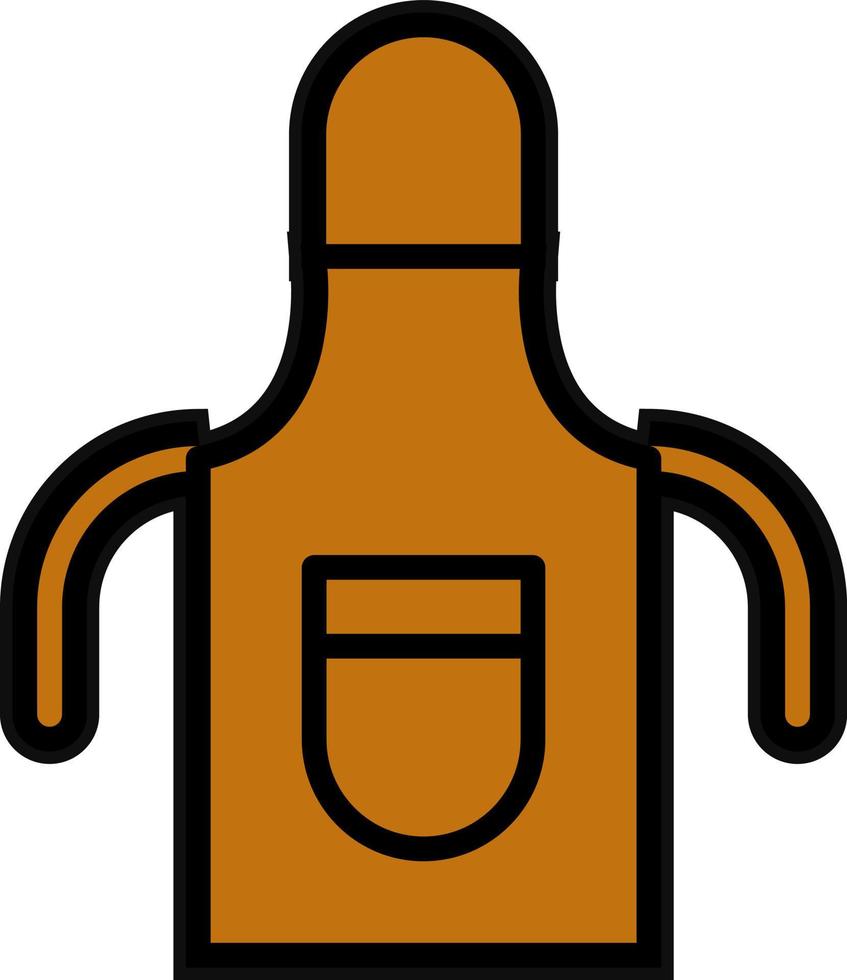 Apron Vector Icon Design