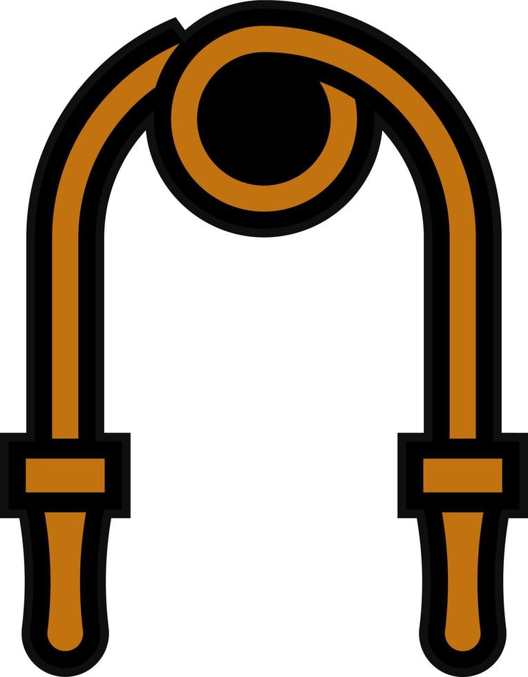 Skipping Rope Vector Icon Design