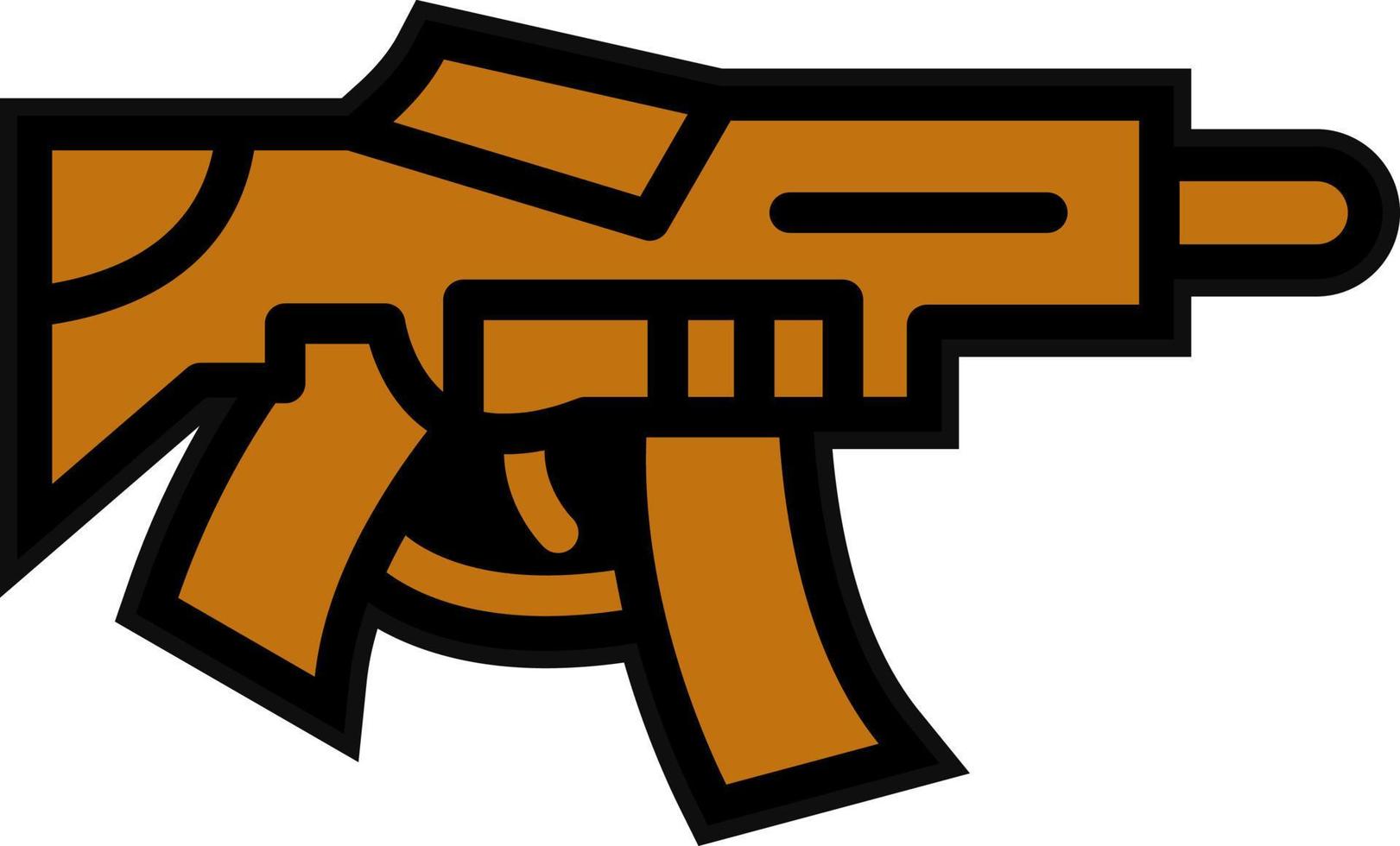 Machine Gun Vector Icon Design