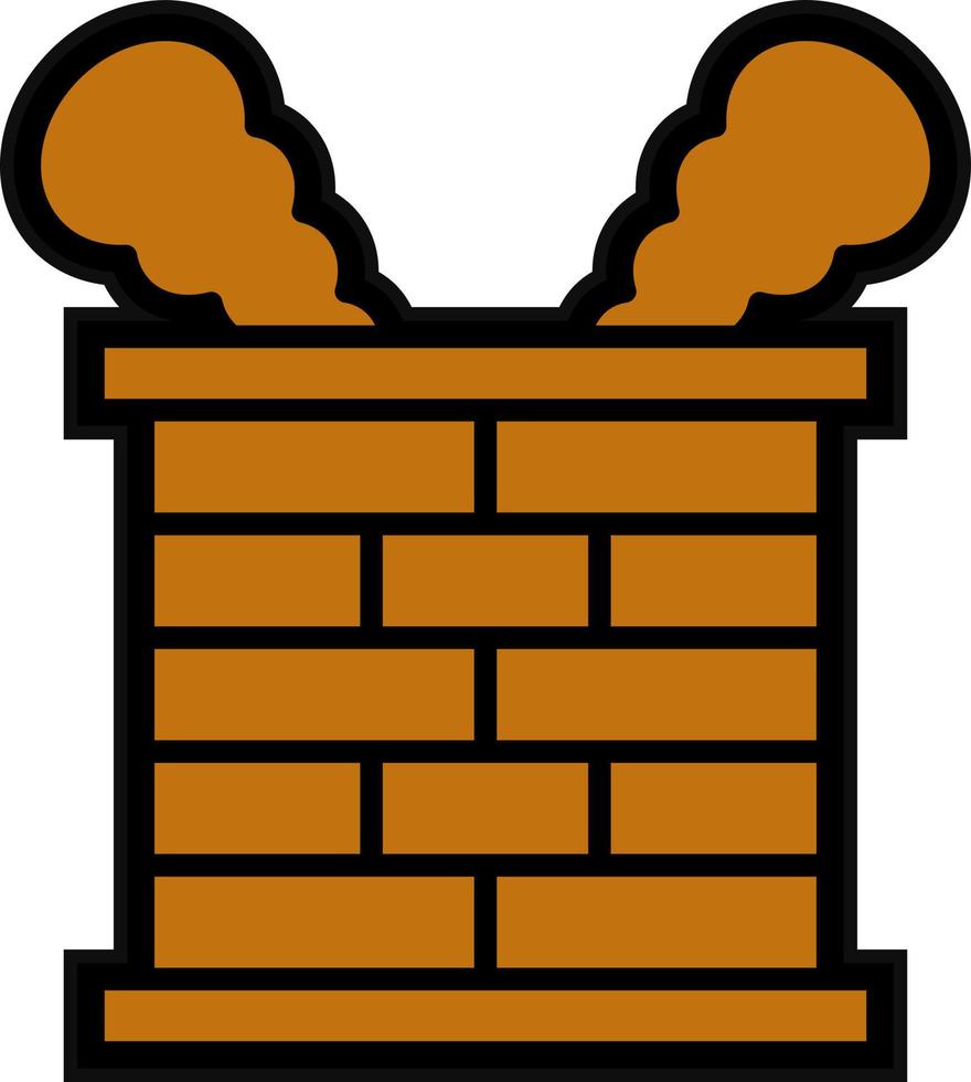 Chimney Vector Icon Design