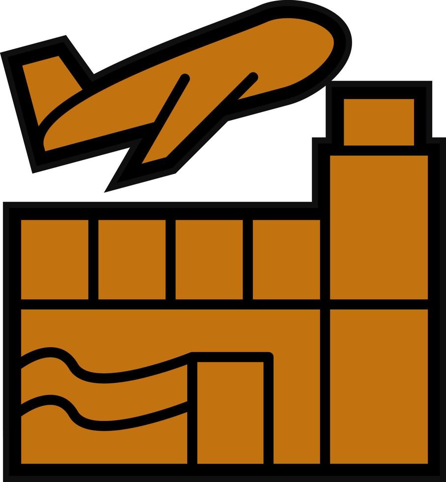 Airport Vector Icon Design