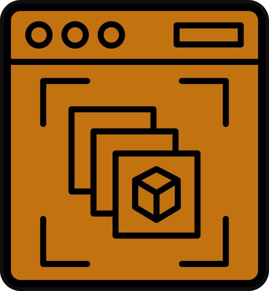 Depth Perception Vector Icon Design