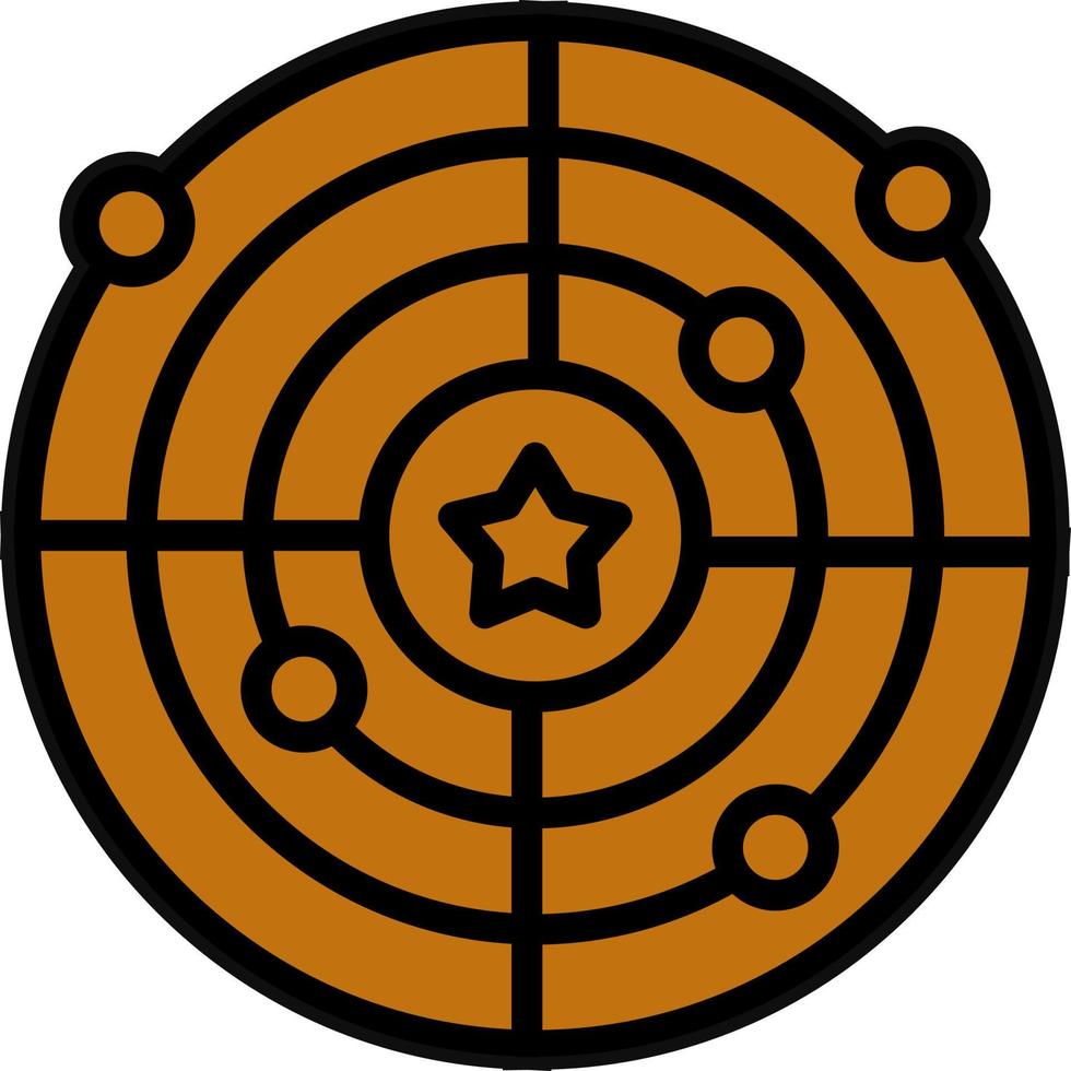 Army Radar Vector Icon Design